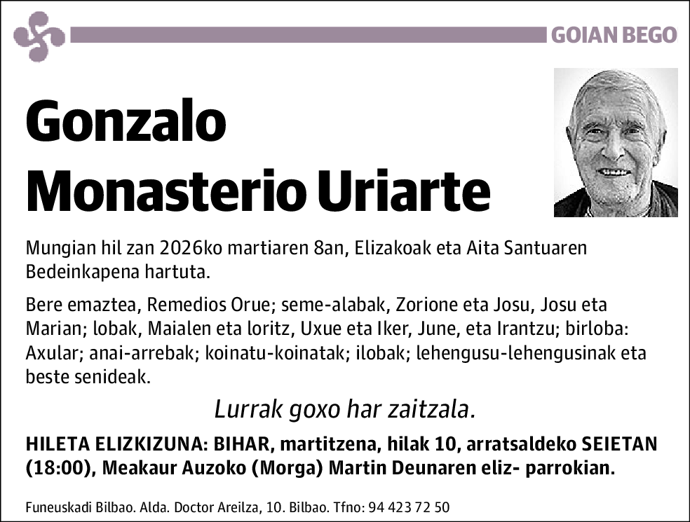 Gonzalo Monasterio Uriarte