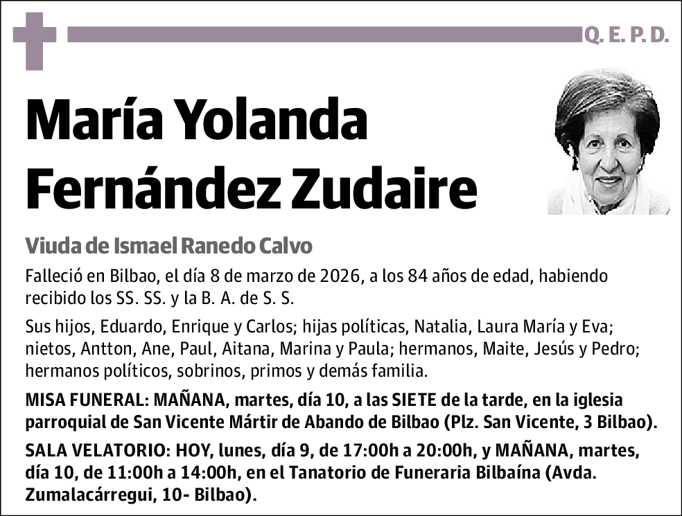 María Yolanda Fernández Zudaire