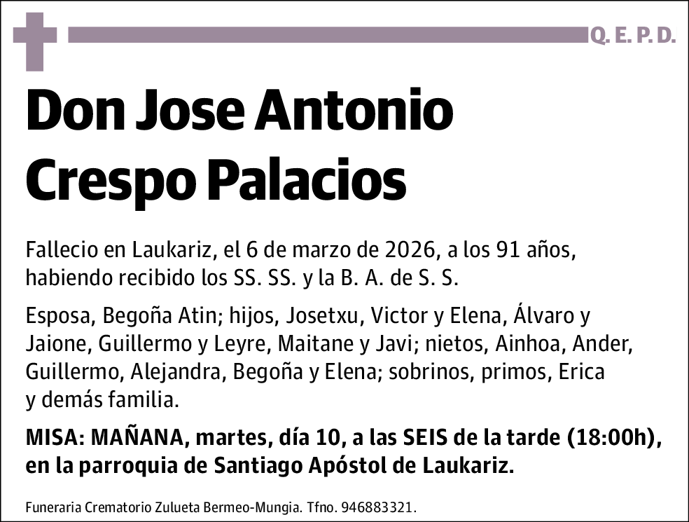 Jose Antonio Crespo Palacios