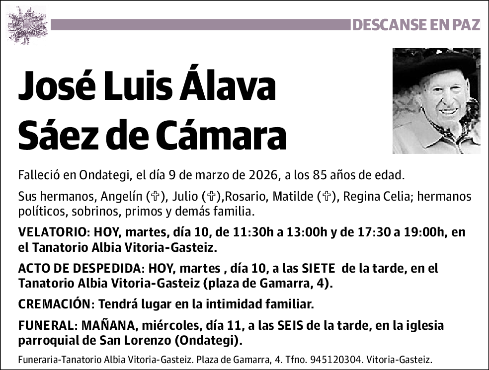 José Luis Álava Sáez de Cámara