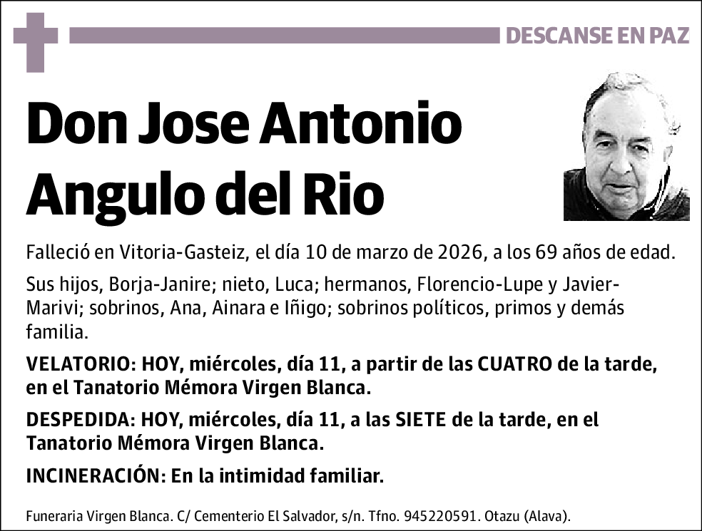 Jose Antonio Angulo Del Río