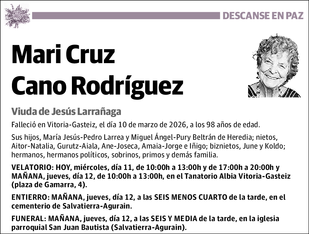Mari Cruz Cano Rodríguez