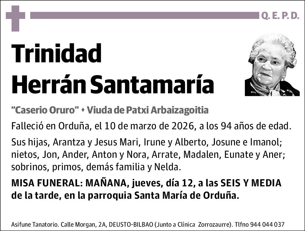 Trinidad Herrán Santamaría