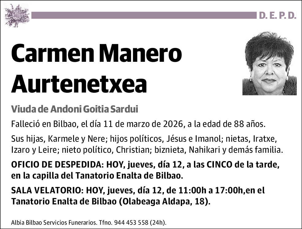 Carmen Manero Aurtenetxea