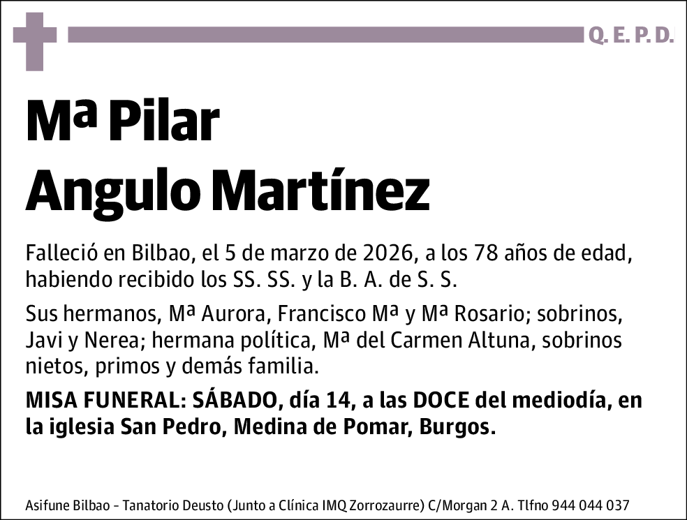 Mª Pilar Angulo Martínez