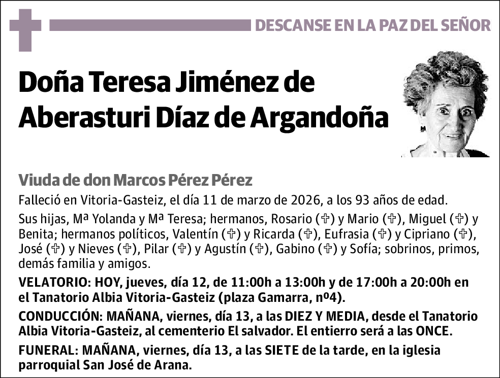 Teresa Jiménez de Aberasturi Díaz de Argandoña