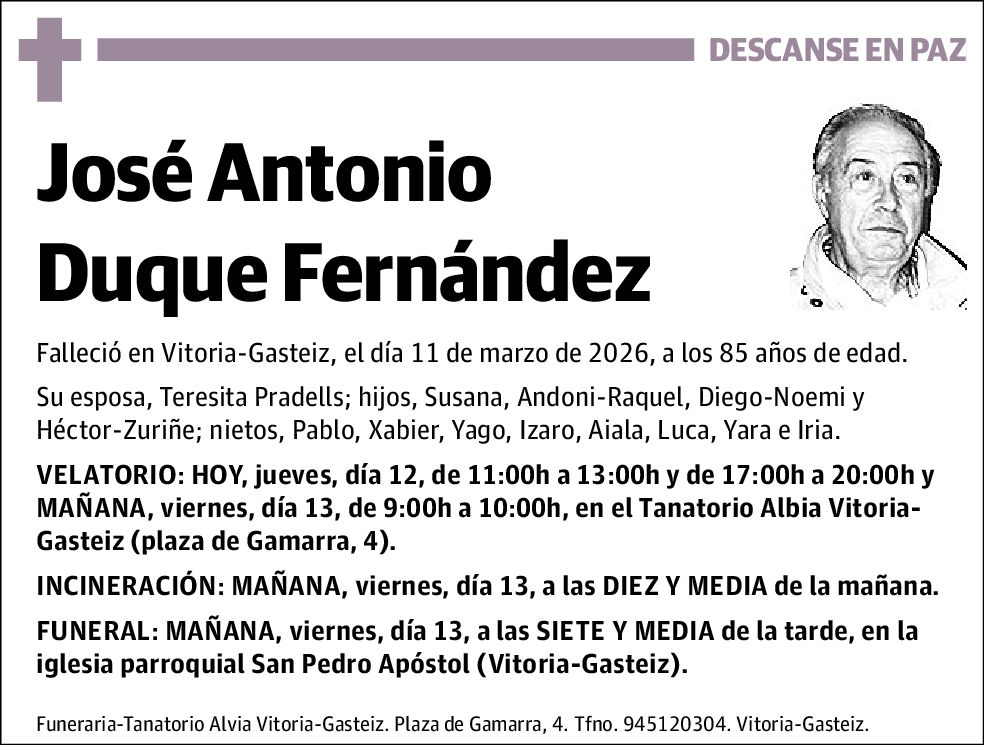 José Antonio Duque Fernández