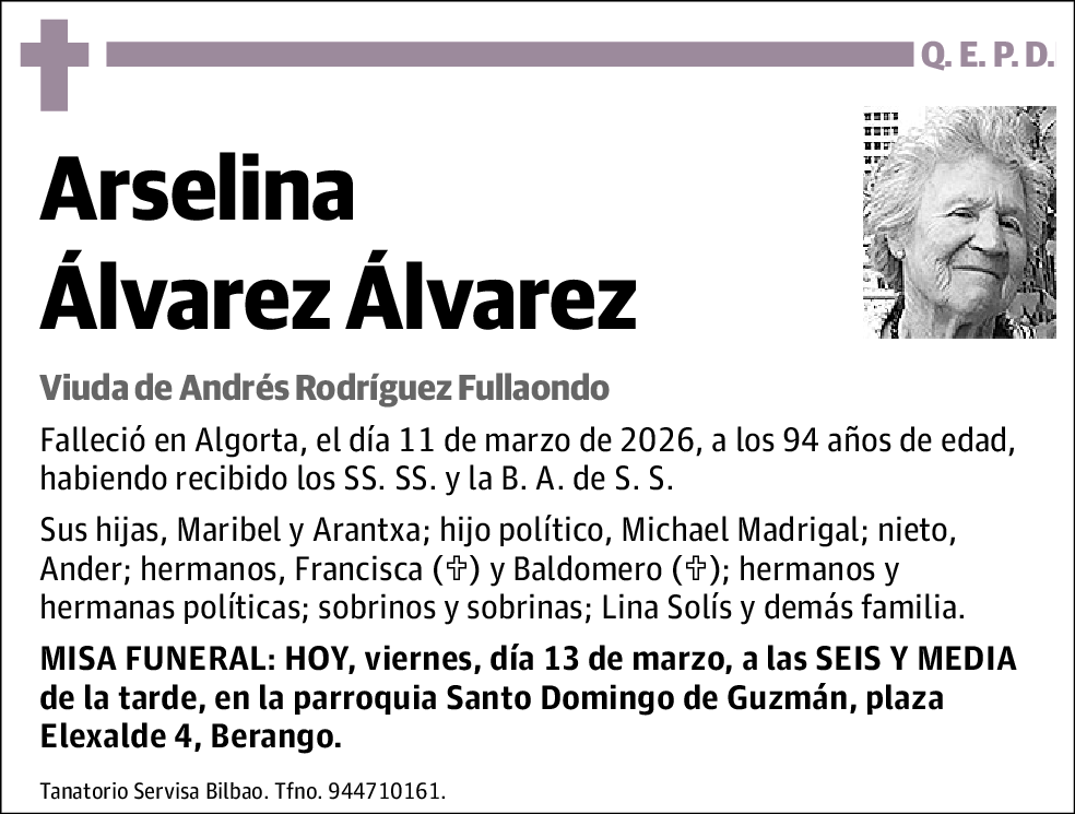 Arselina Álvarez Álvarez