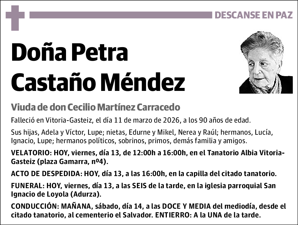 Petra Castaño Méndez