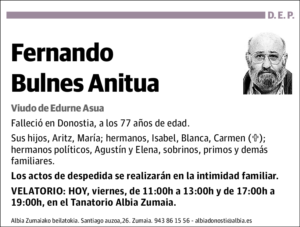 Fernando Bulnes Anitua