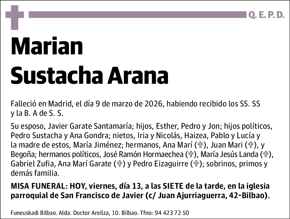 Marian Sustacha Arana