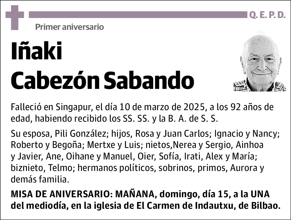 Iñaki Cabezón Sabando