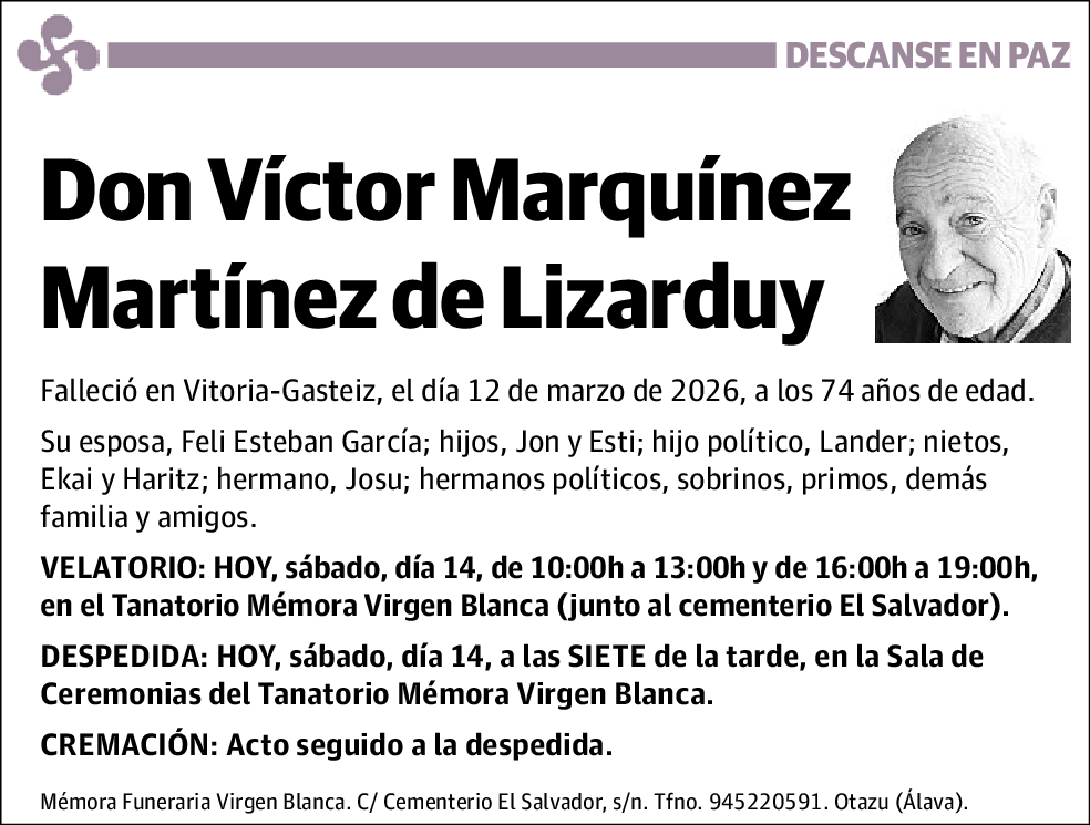 Víctor Marquínez Martínez de Lizarduy
