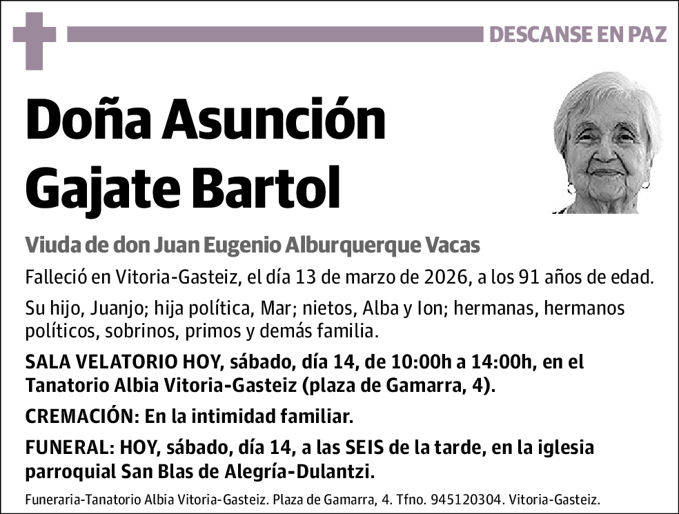 Asunción Gajate Bartol