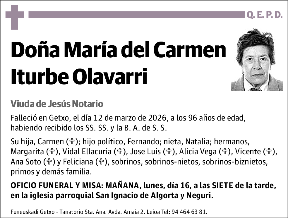 María del Carmen Iturbe Olavarri