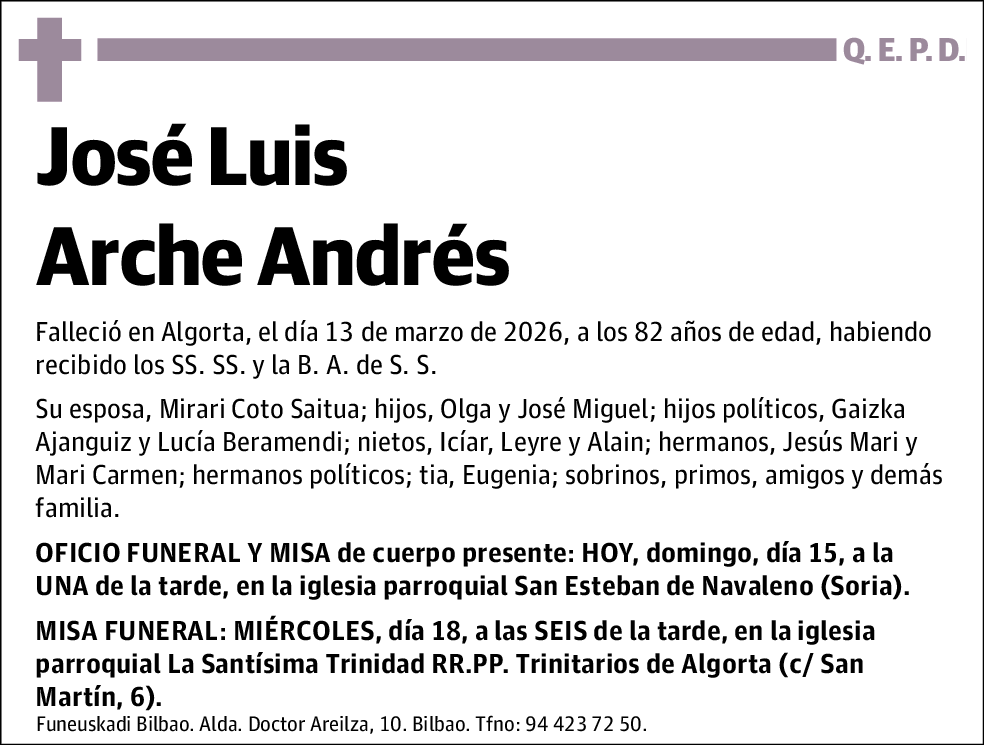 José Luis Arche Andrés