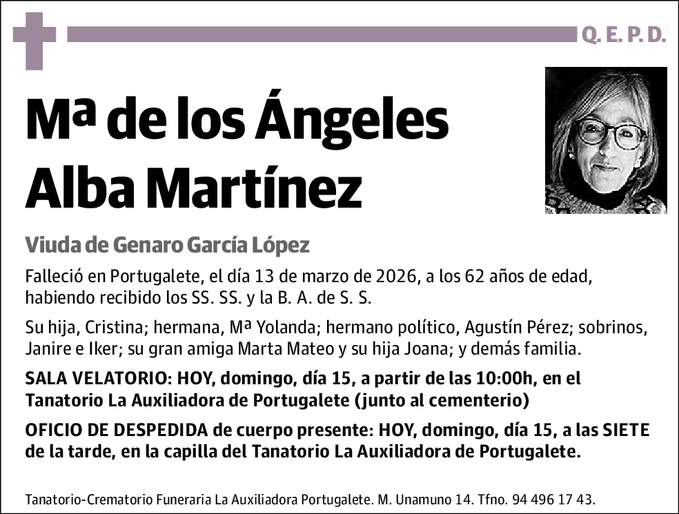 Mª de Los Ángeles Alba Martínez