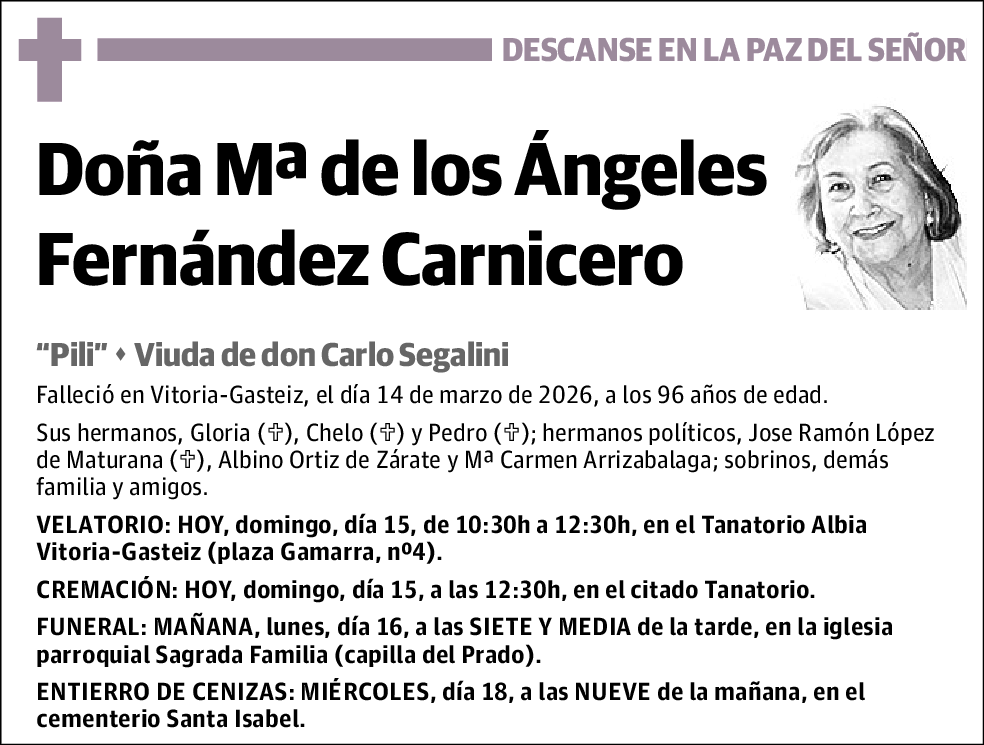 Mª de Los Ángeles Fernández Carnicero