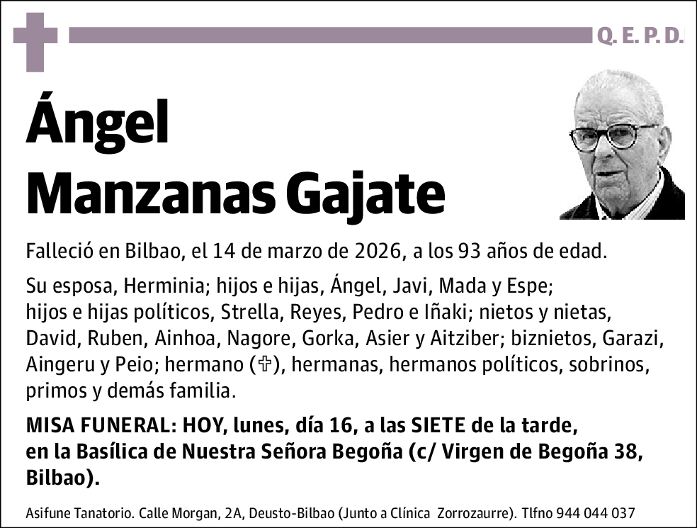 Ángel Manzanas Gajate