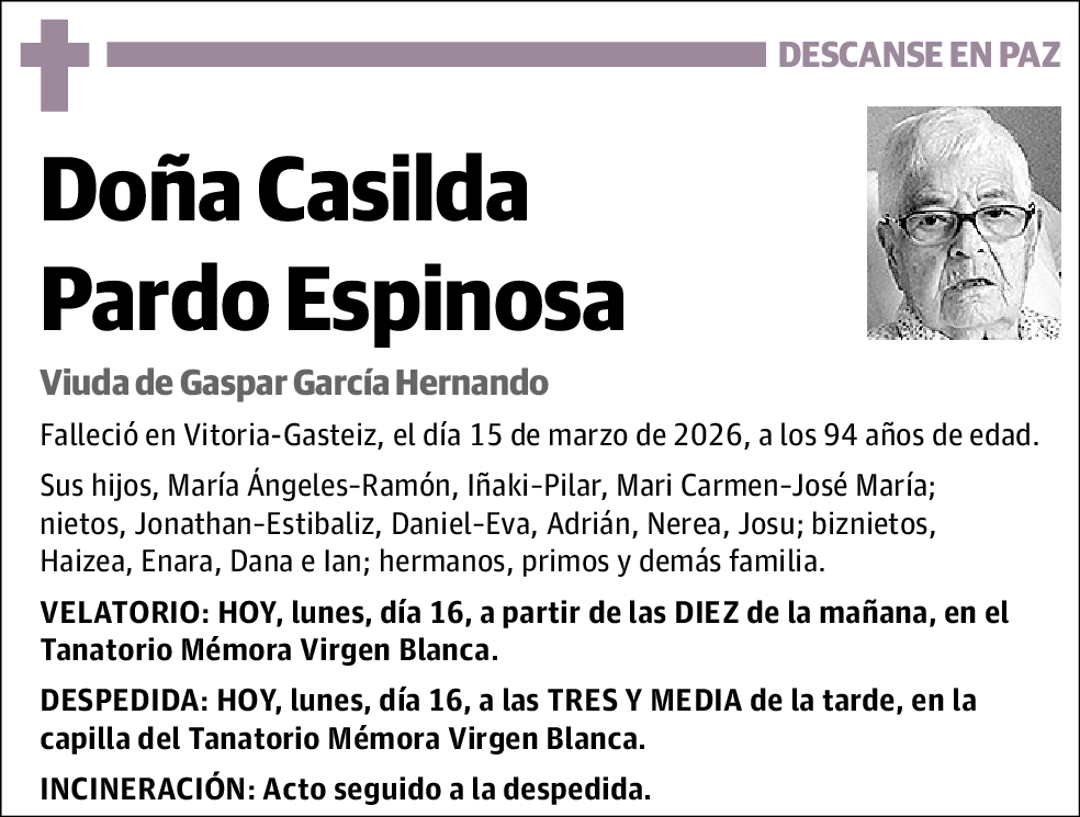 Casilda Pardo Espinosa