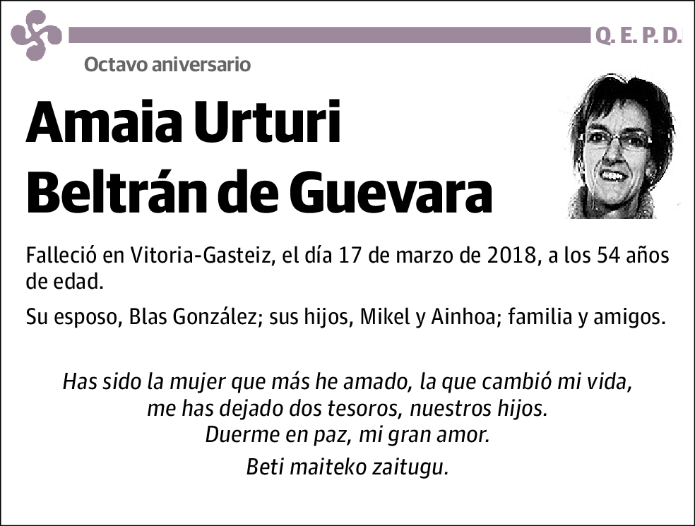 Amaia Urturi Beltran De Guevara