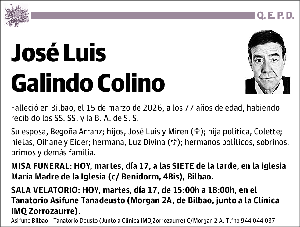 José Luis Galindo Colino