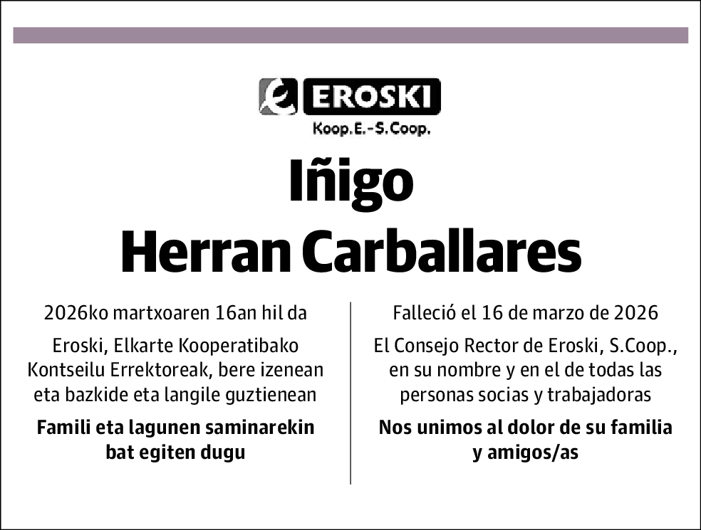 Iñigo Herran Carballares