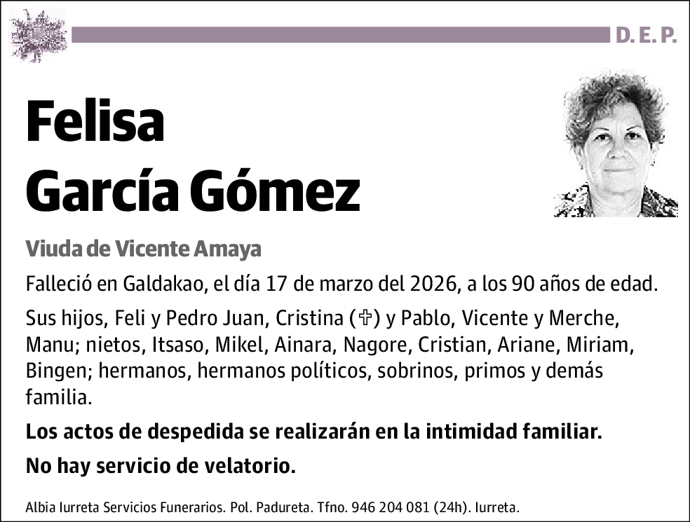 Felisa García Gómez