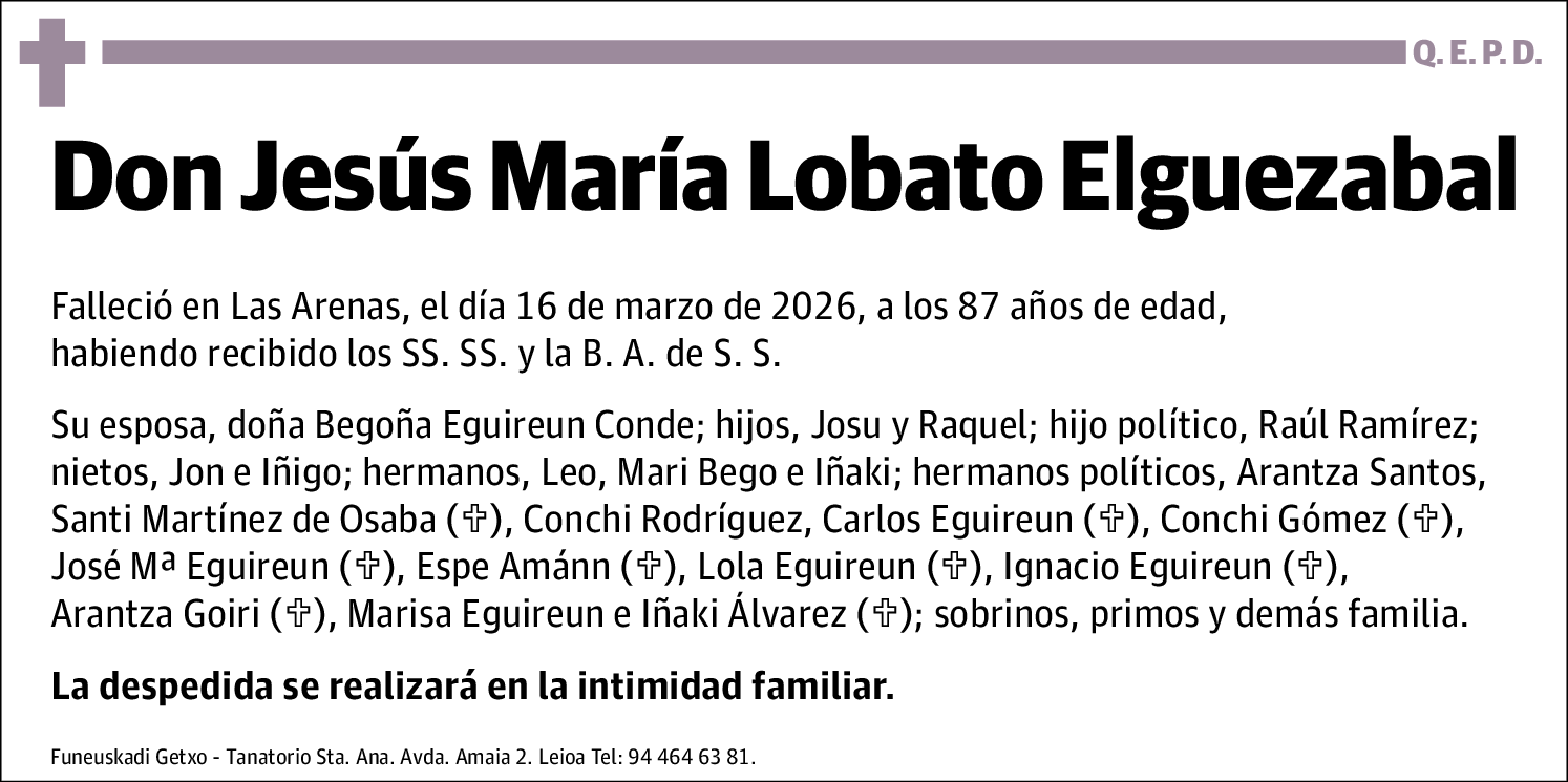 Jesús María Lobato Elguezabal