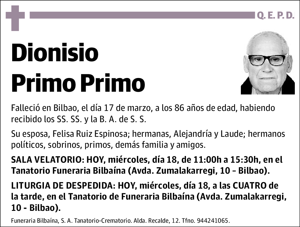 Dionisio Primo Primo