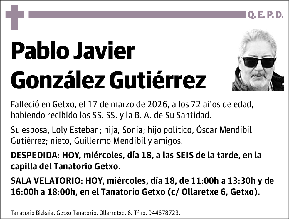Pablo Javier González Gutiérrez