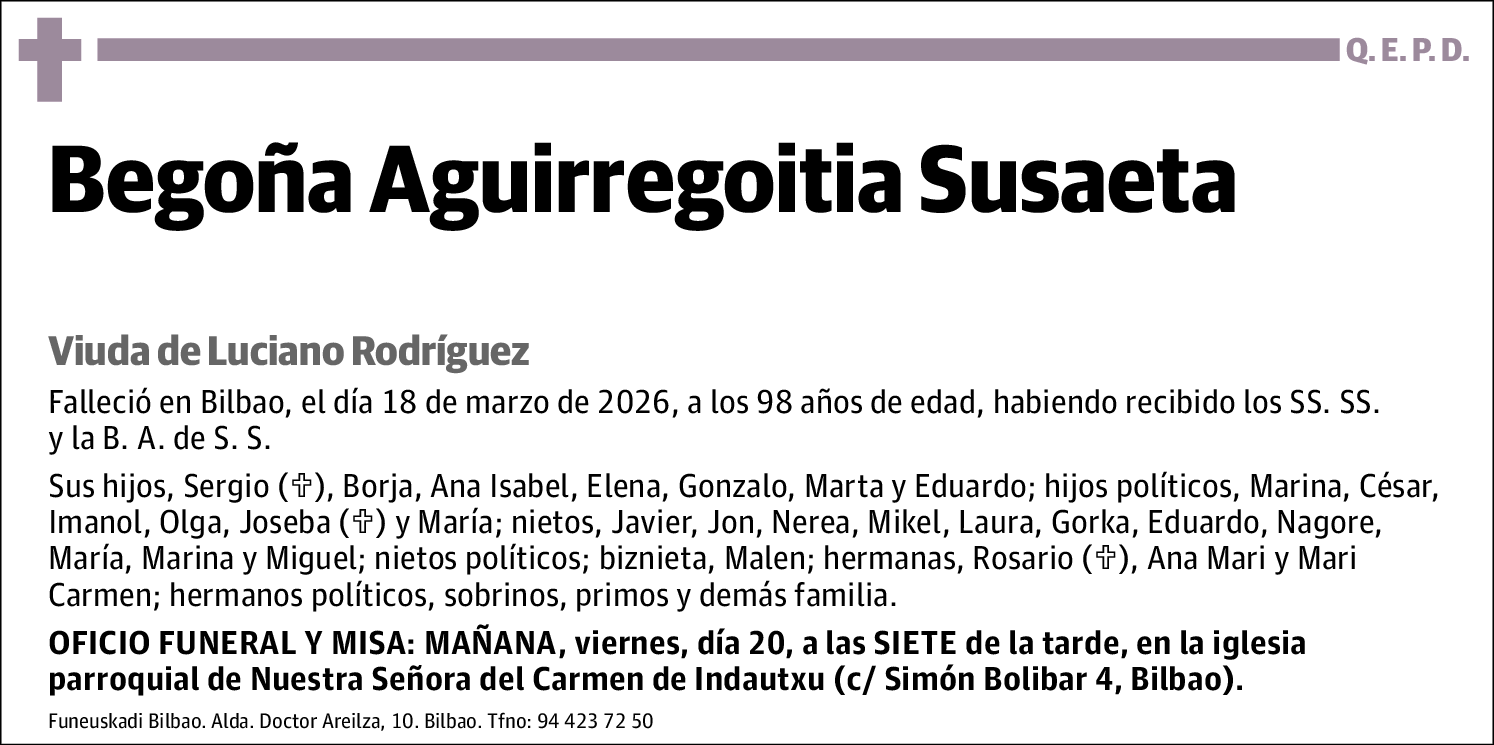 Begoña Aguirregoitia Susaeta