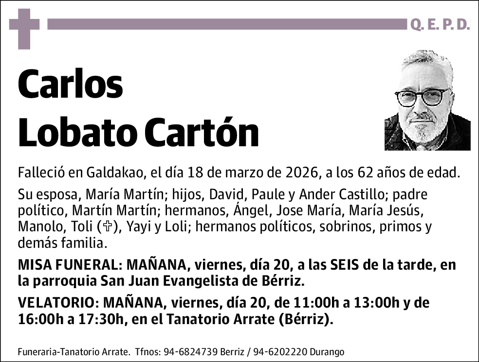 Carlos Lobato Cartón