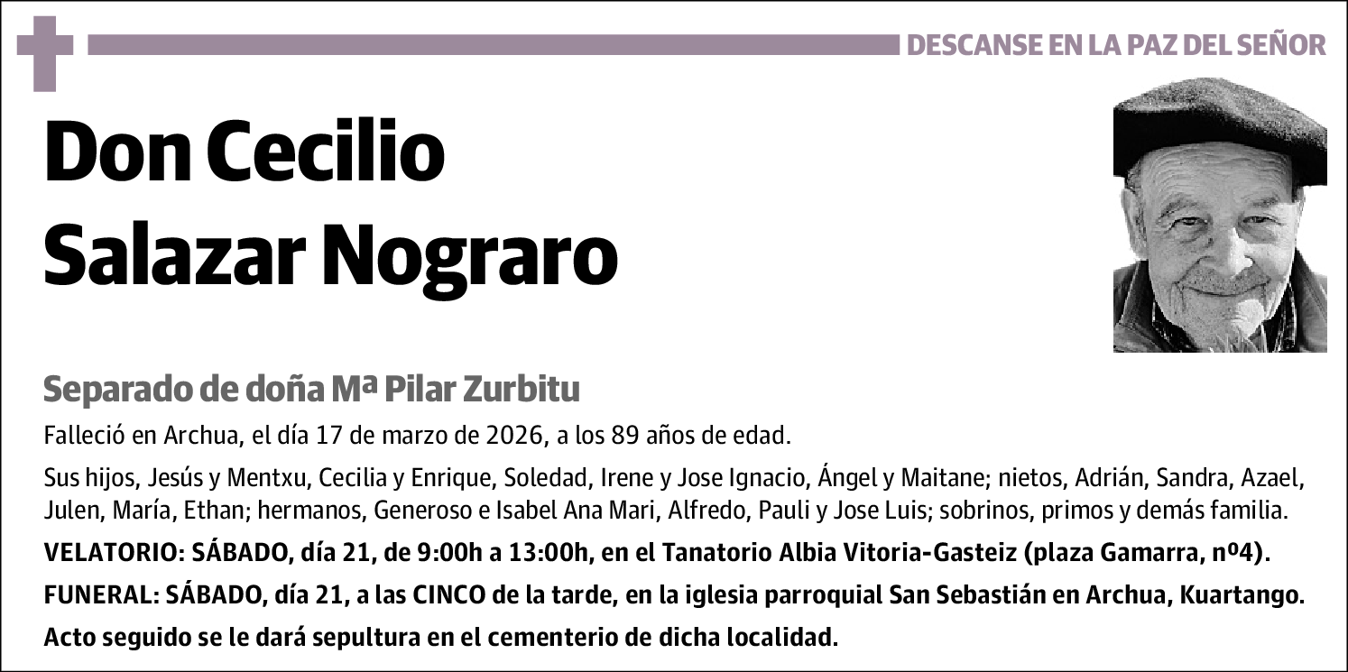Cecilio Salazar Nograro