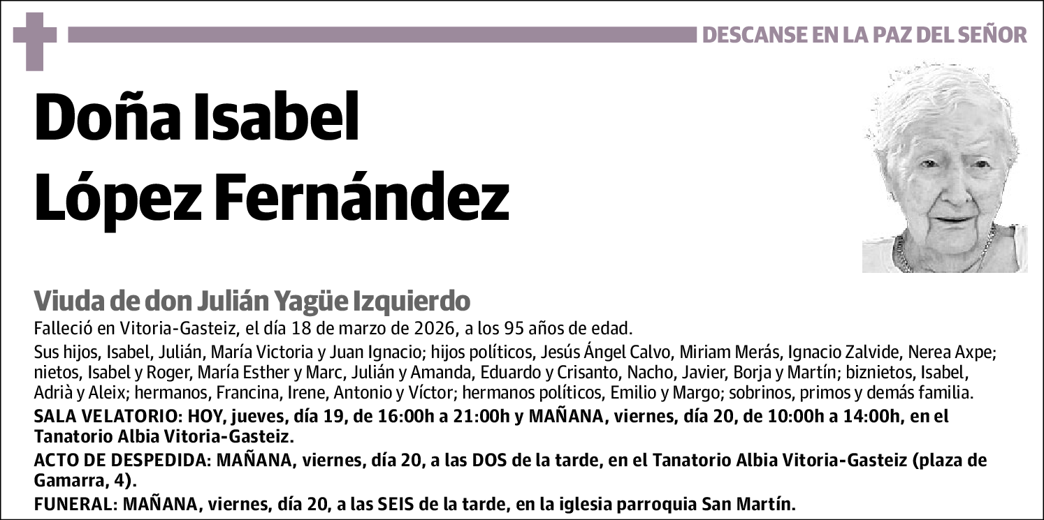 Isabel López Fernández