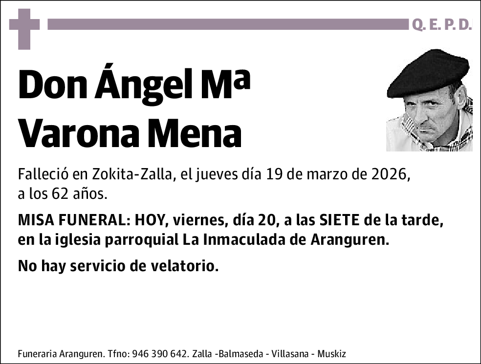 Ángel Mª Varona Mena