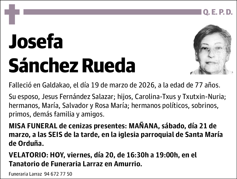 Josefa Sánchez Rueda