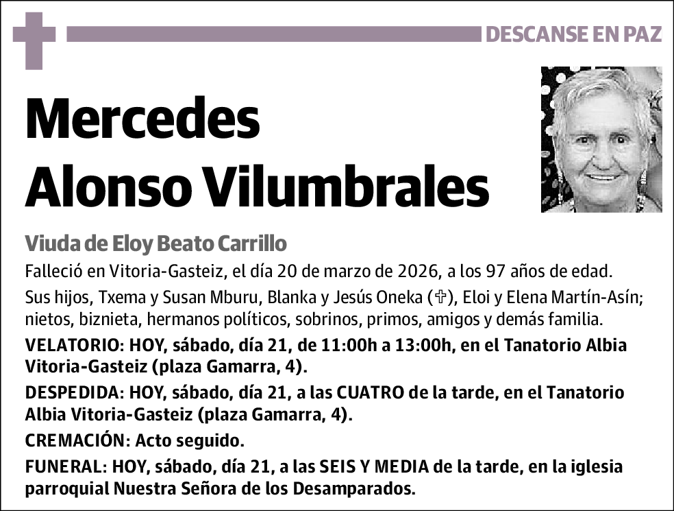 Mercedes Alonso Vilumbrales