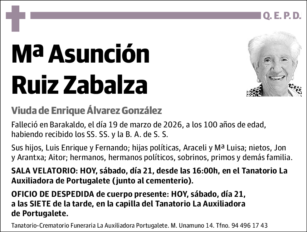 Mª Asunción Ruiz Zabalza