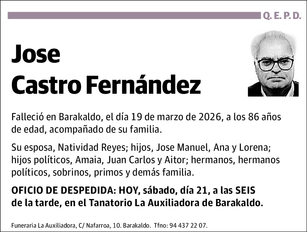 Jose Castro Fernández