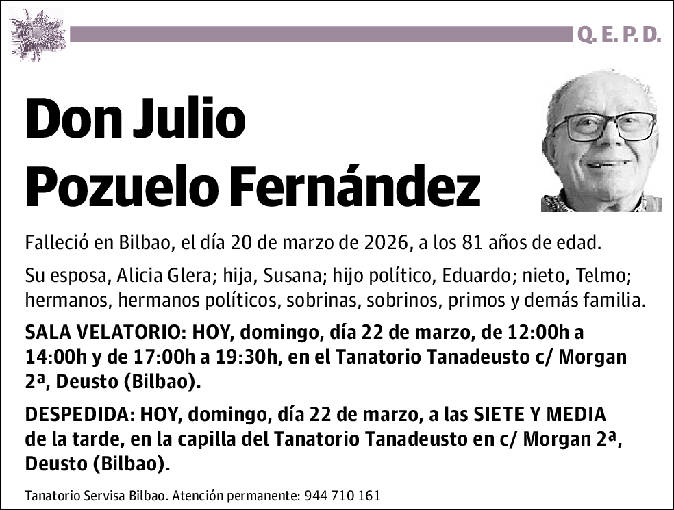 Julio Pozuelo Fernández