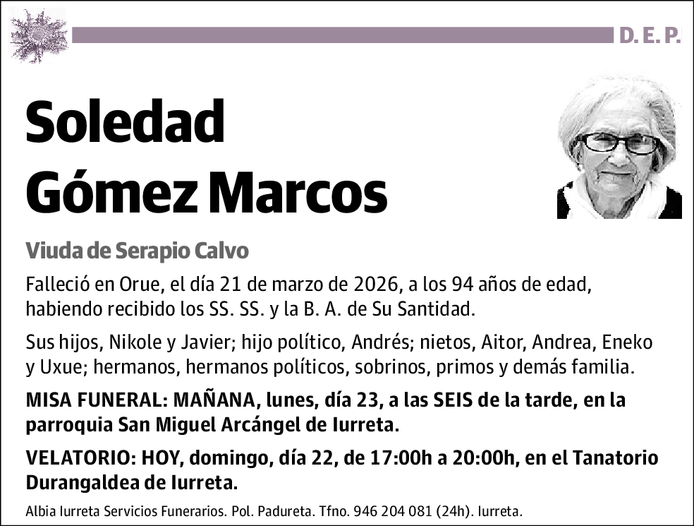 Soledad Gómez Marcos