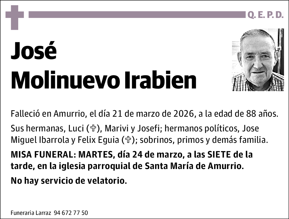 Jose Molinuevo Irabien