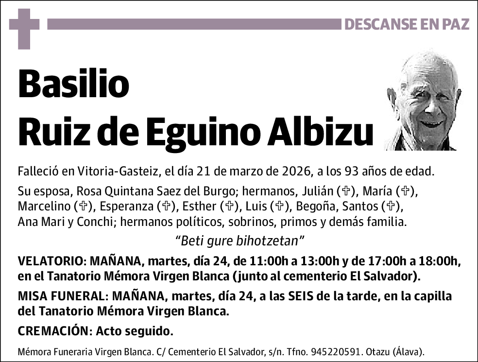 Basilio Ruiz de Eguino Albizu