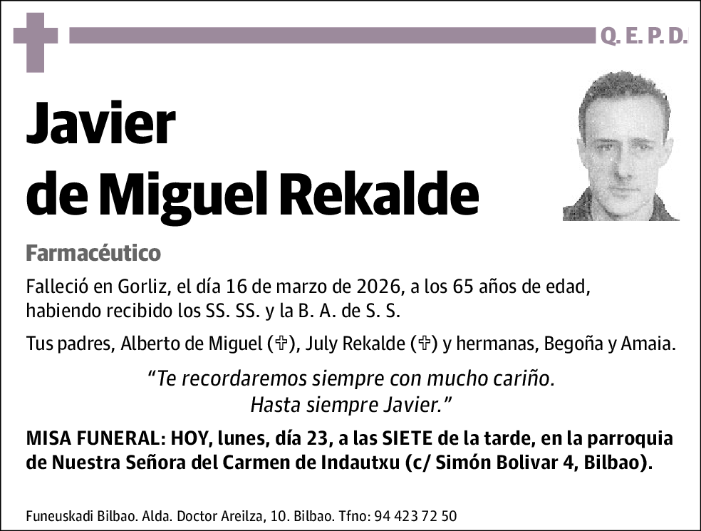 Javier de Miguel Rekalde