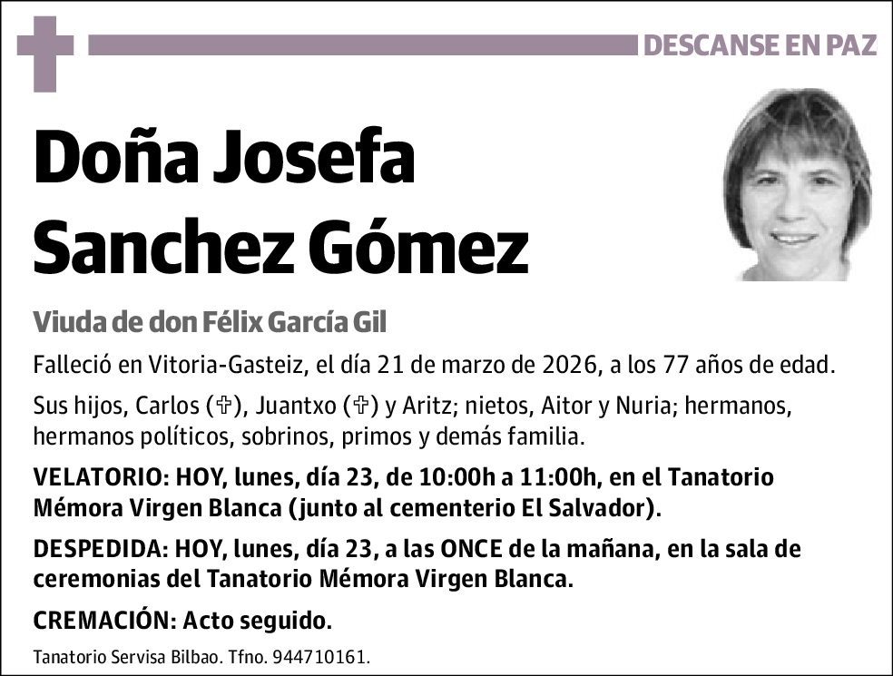 Josefa Sanchez Gómez