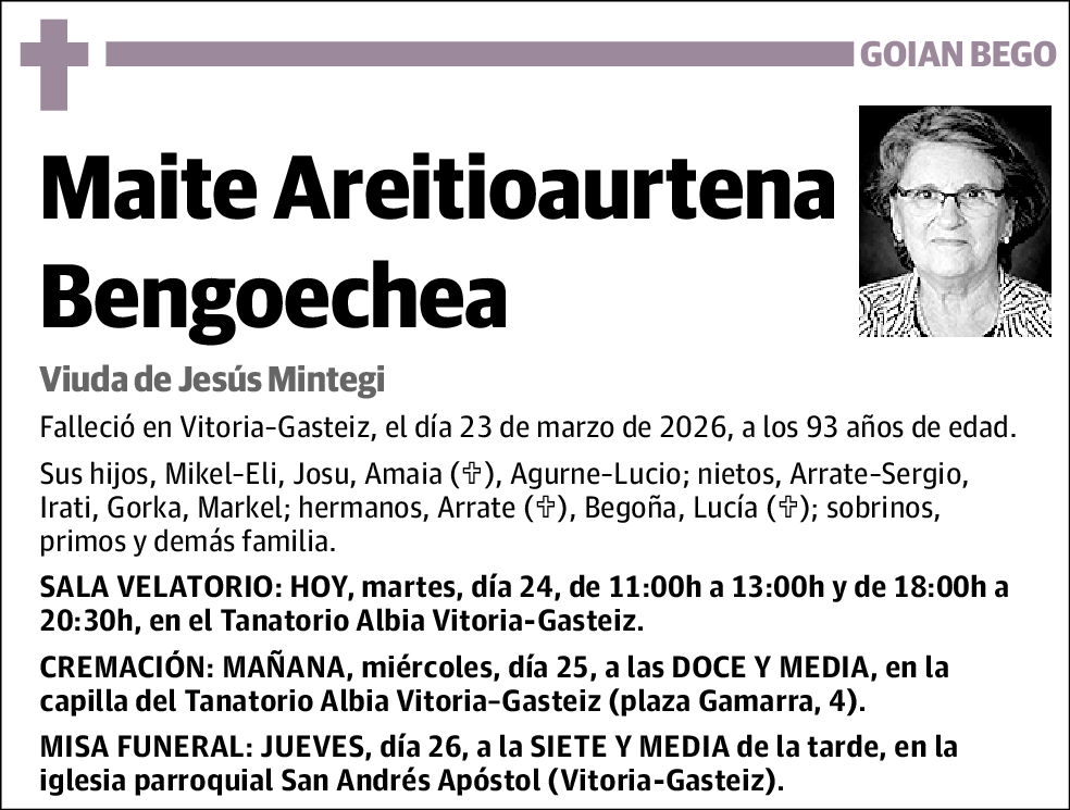 Maite Areitioaurtena Bengoechea