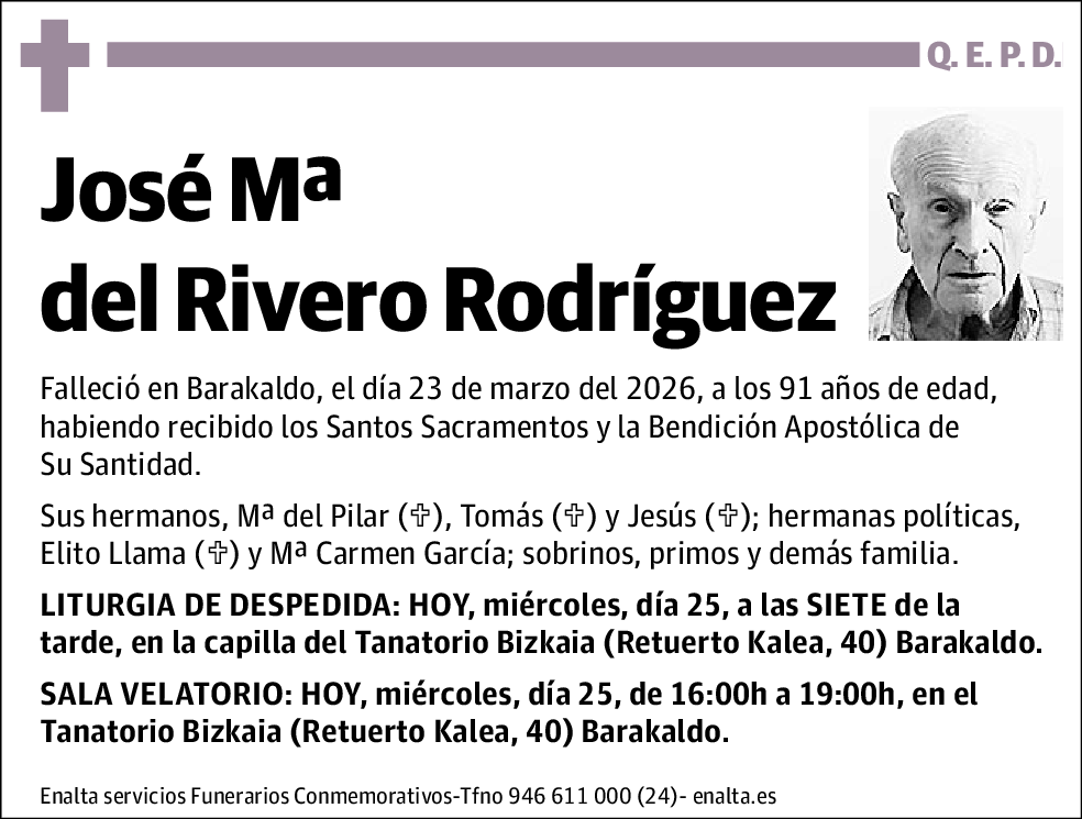 José Mª del Rivero Rodríguez