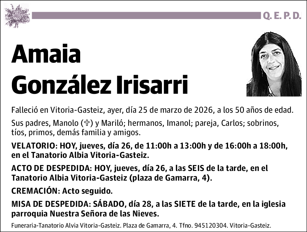 Amaia González Irisarri