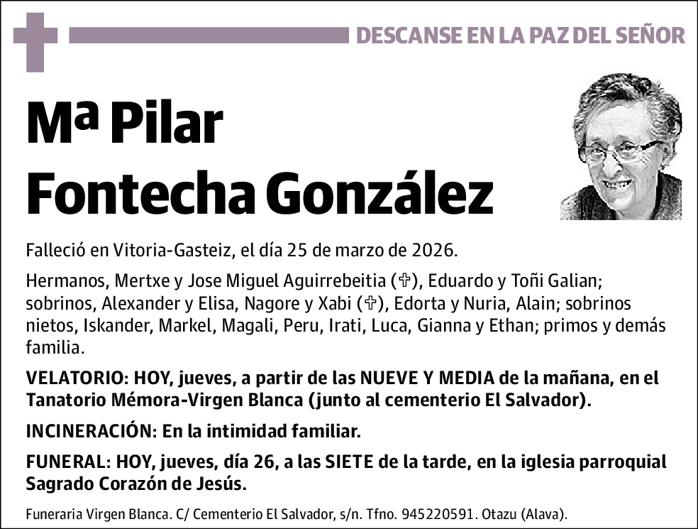 Maria Pilar Fontecha Gonzalez